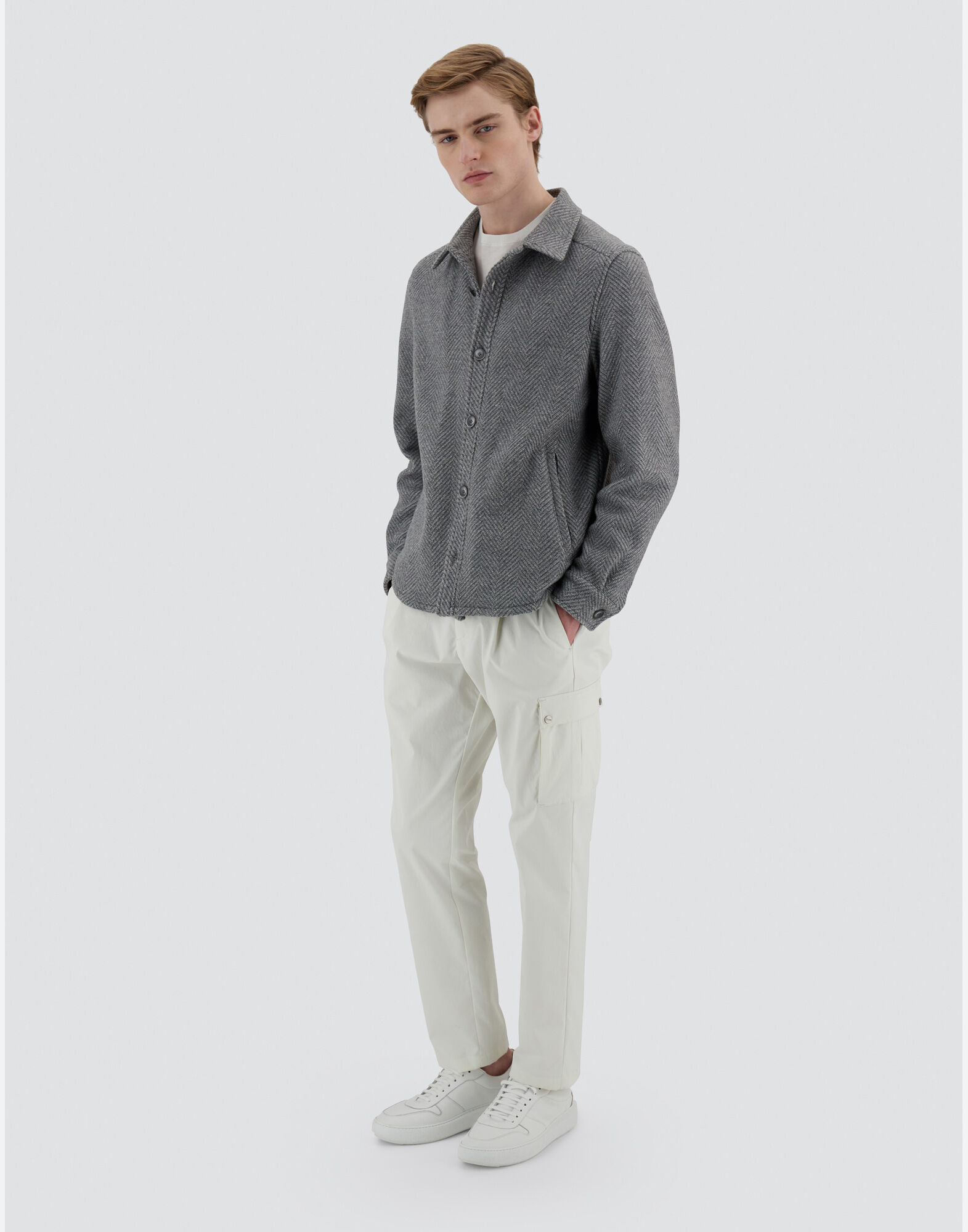 Camicia grigio chiaro shop