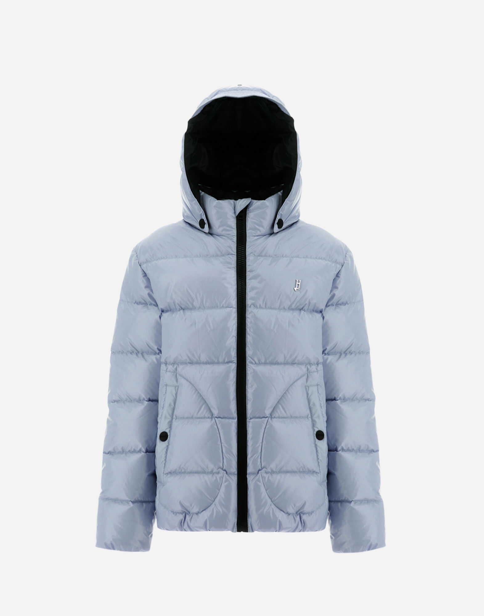 BOMBER JACKET IN GLOSS in Light Blue for Kids | Herno®