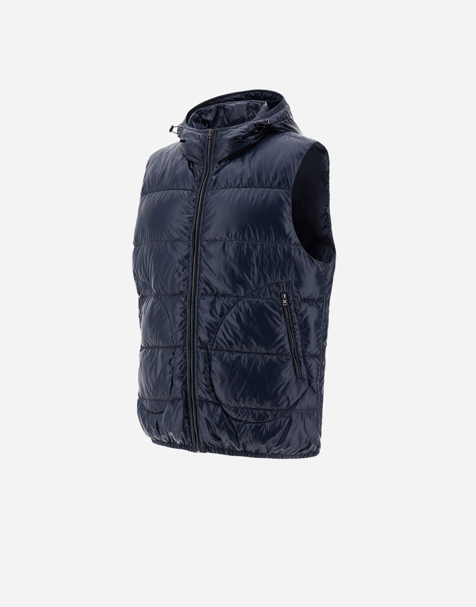 メンズ ナイロンウルトラライトベスト ネイビーブルー | Herno® (ヘルノ)