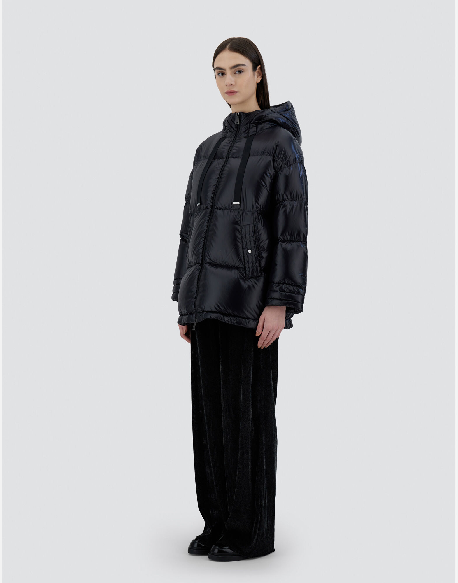 Herno black jacket outlet