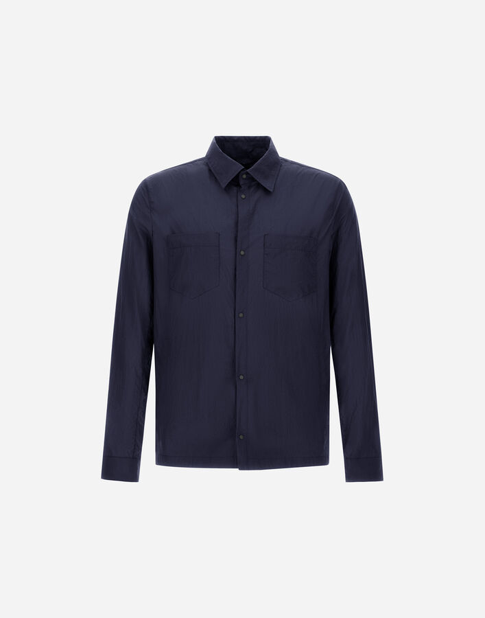 Herno SHACKET IN MICRO RIPSTOP NYLON<br> Navy Blue GI000646U128659200