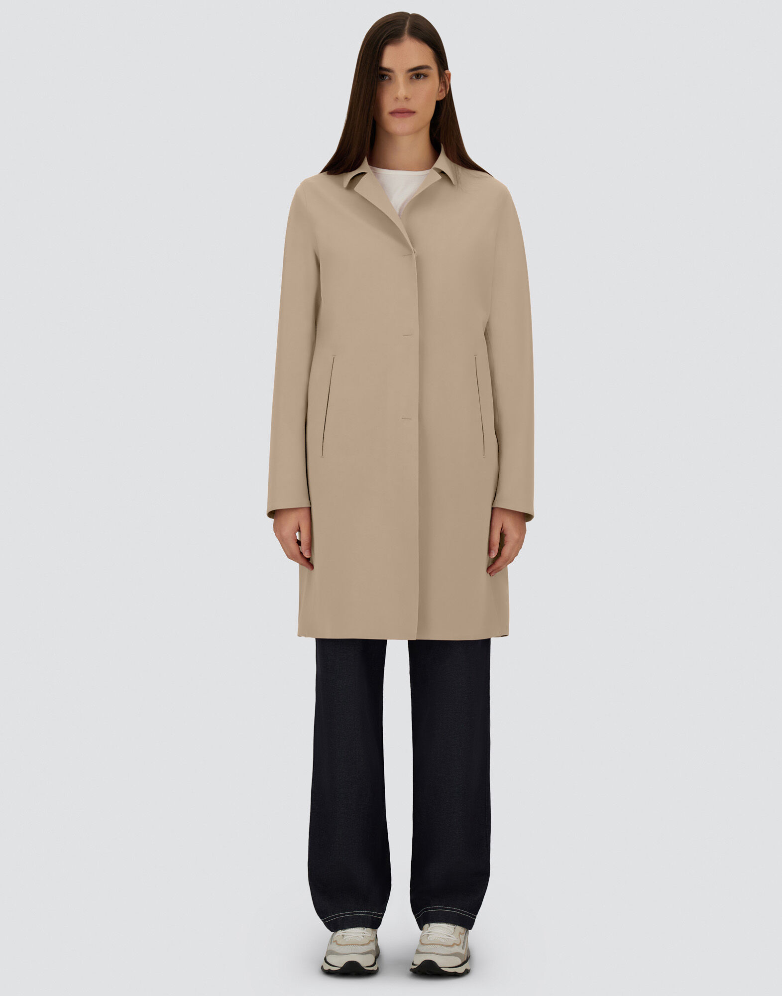 レディース COAT IN FIRST-ACT PEF グレージュ | Herno® (ヘルノ)