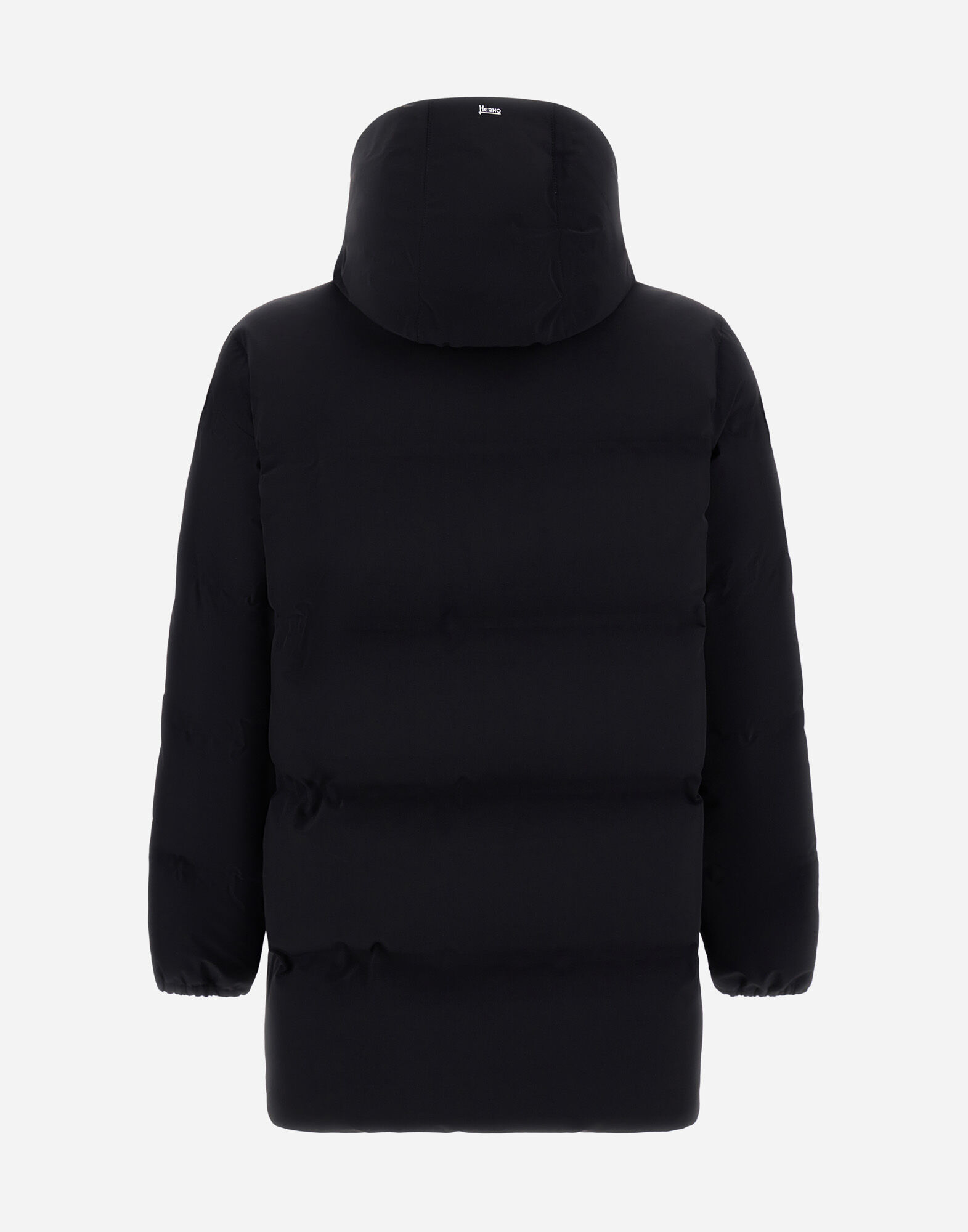 メンズ LONG JACKET IN NEW IMPACT ブラック | Herno® (ヘルノ) メンズ LONG JACKET IN NEW IMPACT ブラック | Herno® (ヘルノ)