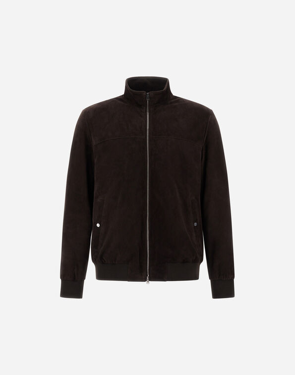 Herno SUEDE JACKET Dark Brown PL000137U181518800