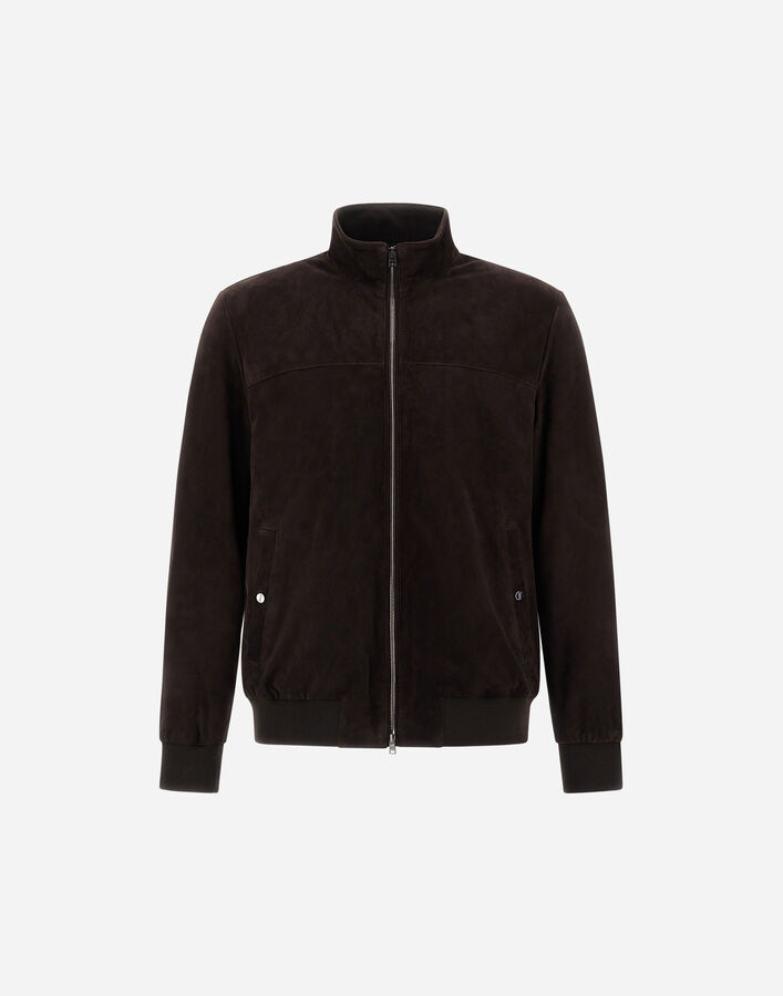 Herno SUEDE JACKET Dark Brown PL000137U181518800