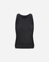 Herno TANK TOP IN SHINY VISCOSE RIB Black MG000168D760589300