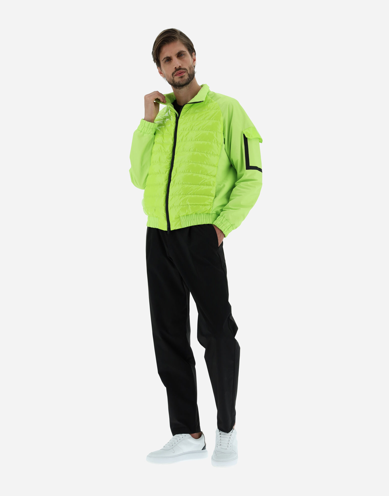 Neon bomber on sale jacket