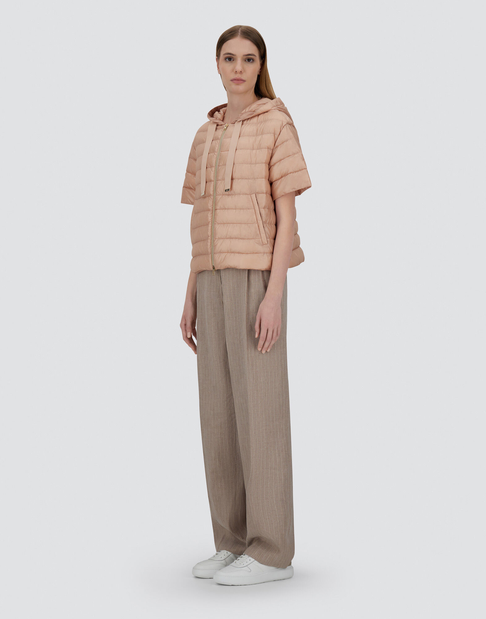CAPE IN NYLON ULTRALIGHT in Light Pink for Women | Herno®