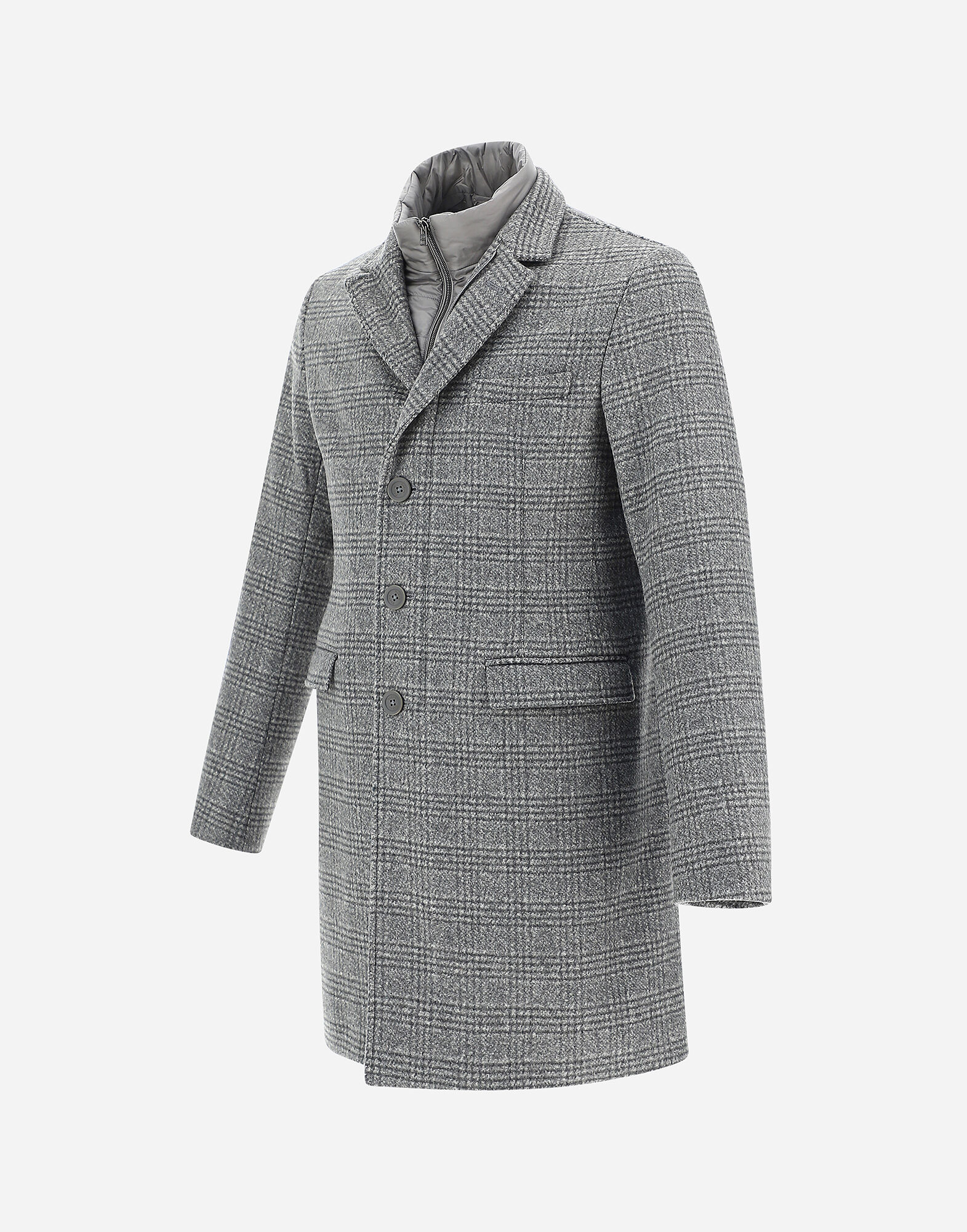 SEATTLE COAT WITH DETACHABLE BIB IN NYLON ULTRALIGHT