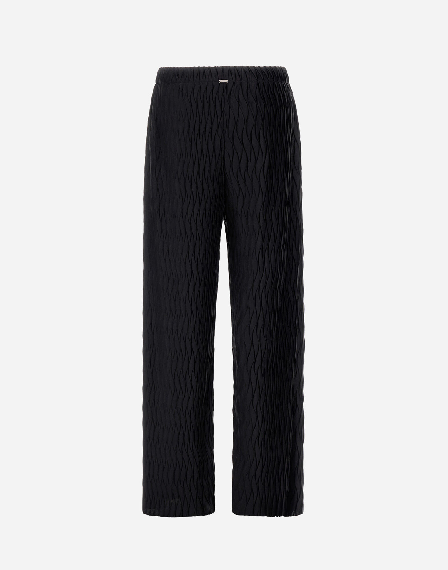 【HERNO】リンクルド エフェクト パンツ レディース リンクルド エフェクト パンツ ブラック | Herno