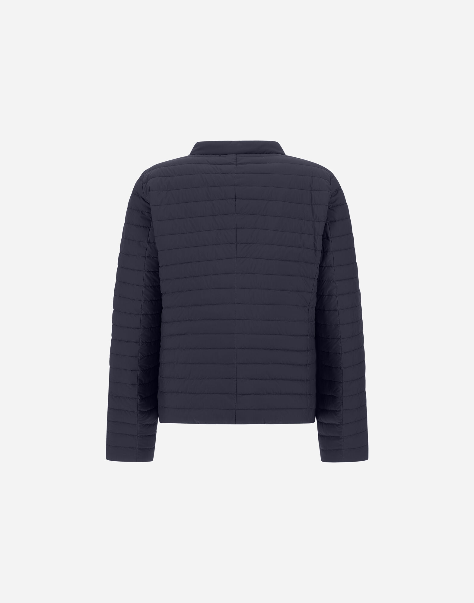 レディース REVERSIBLE JACKET IN ECOAGE AND NYLON ULTRALIGHT ブルー