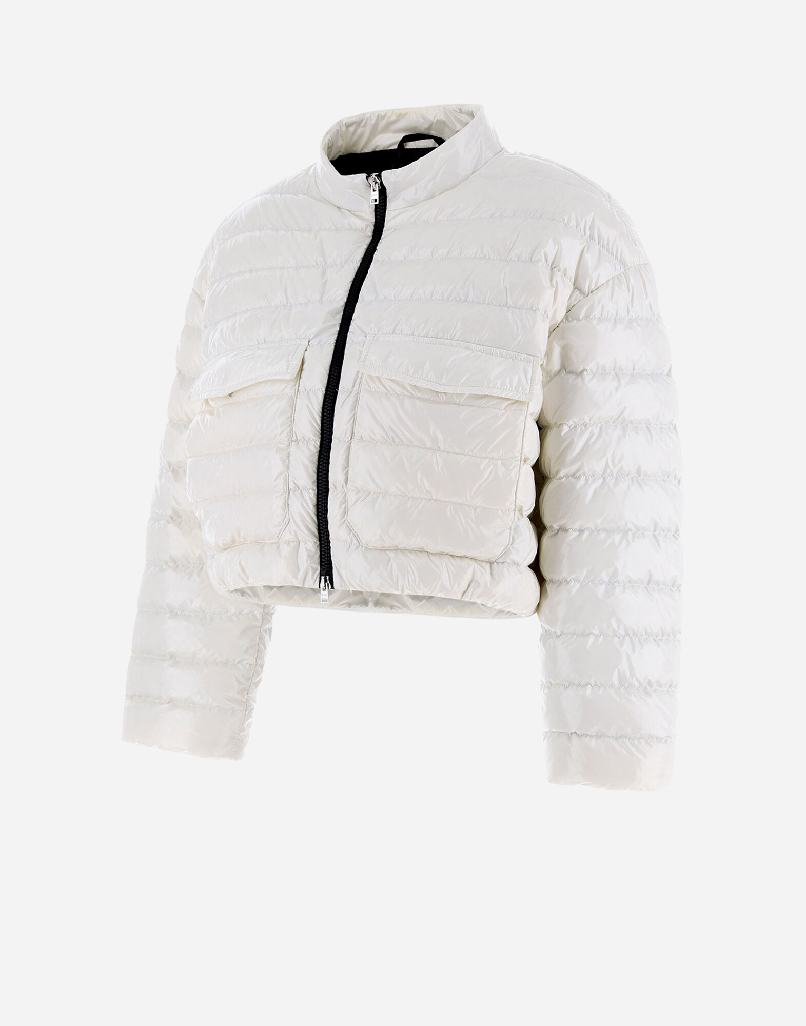 BOMBER JACKET IN GLOSS in White for Women | Herno®