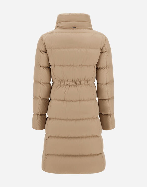 SATIN AND LADY ALTERNATIVE FUR LONG JACKET Herno product thumbnail image view 7