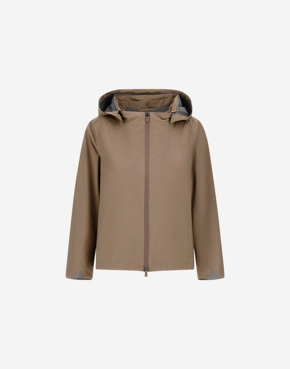 Herno CAPE IN 2 LAYERS WINDSTOPPER Dove Grey GI000367D128362600