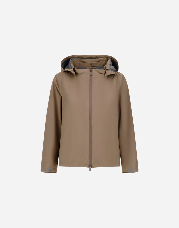 Herno CAPE IN 2 LAYERS WINDSTOPPER Dove Grey GI000367D128362600