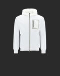 Herno WINDSTOPPER AND COTTON SWEATER LAMINAR BOMBER White JC001UL500171000