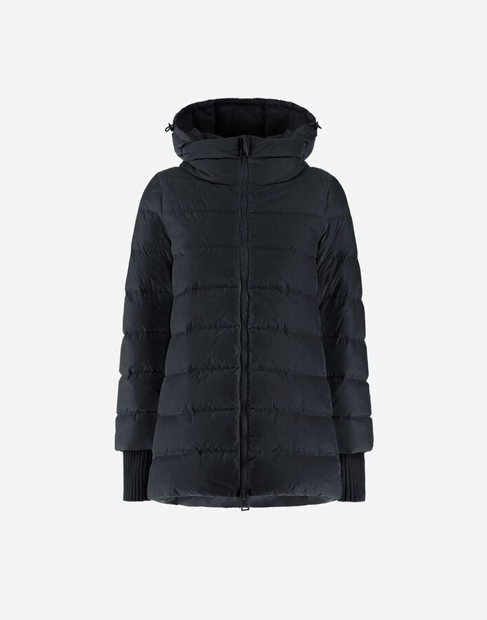 A-SHAPE JACKET IN NYLON CHAMONIX Herno Herno A-SHAPE JACKET IN NYLON CHAMONIX Black PI0660D12004Z9389
