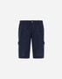 Herno RESORT BERMUDA SHORTS IN NEW LINEN Blue/White PT00043UR17105Z9210