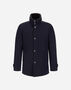 Herno CARCOAT IN DIAGONAL WOOL Navy Blue IM000369U331869200