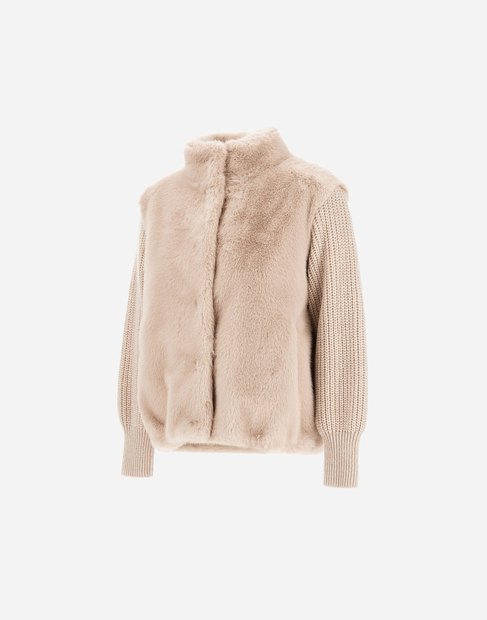 レディース リゾート フォウファー&ウールニット ジャケット