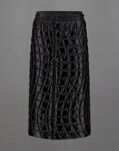 Herno LAMINAR SKIRT IN 2 LAYERS GLAZED RIPSTOP Black GN00009DL12345Z9300