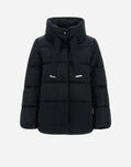 Herno NEW CITY GLAM AND SATIN JACKET Black PI001837D125499300