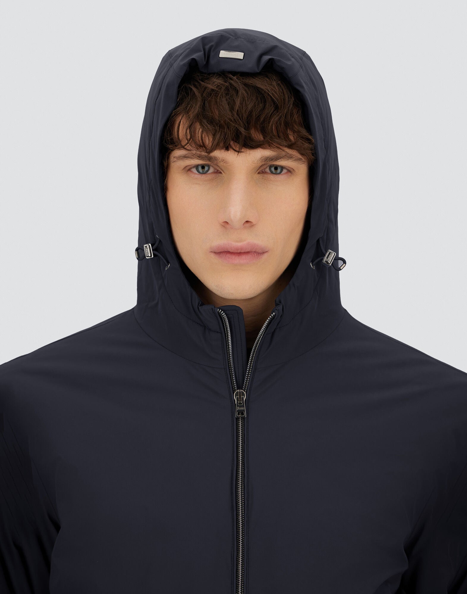 RESORT JACKET IN 4-WAY STRETCH NYLON in Dark Blue for Men | Herno®