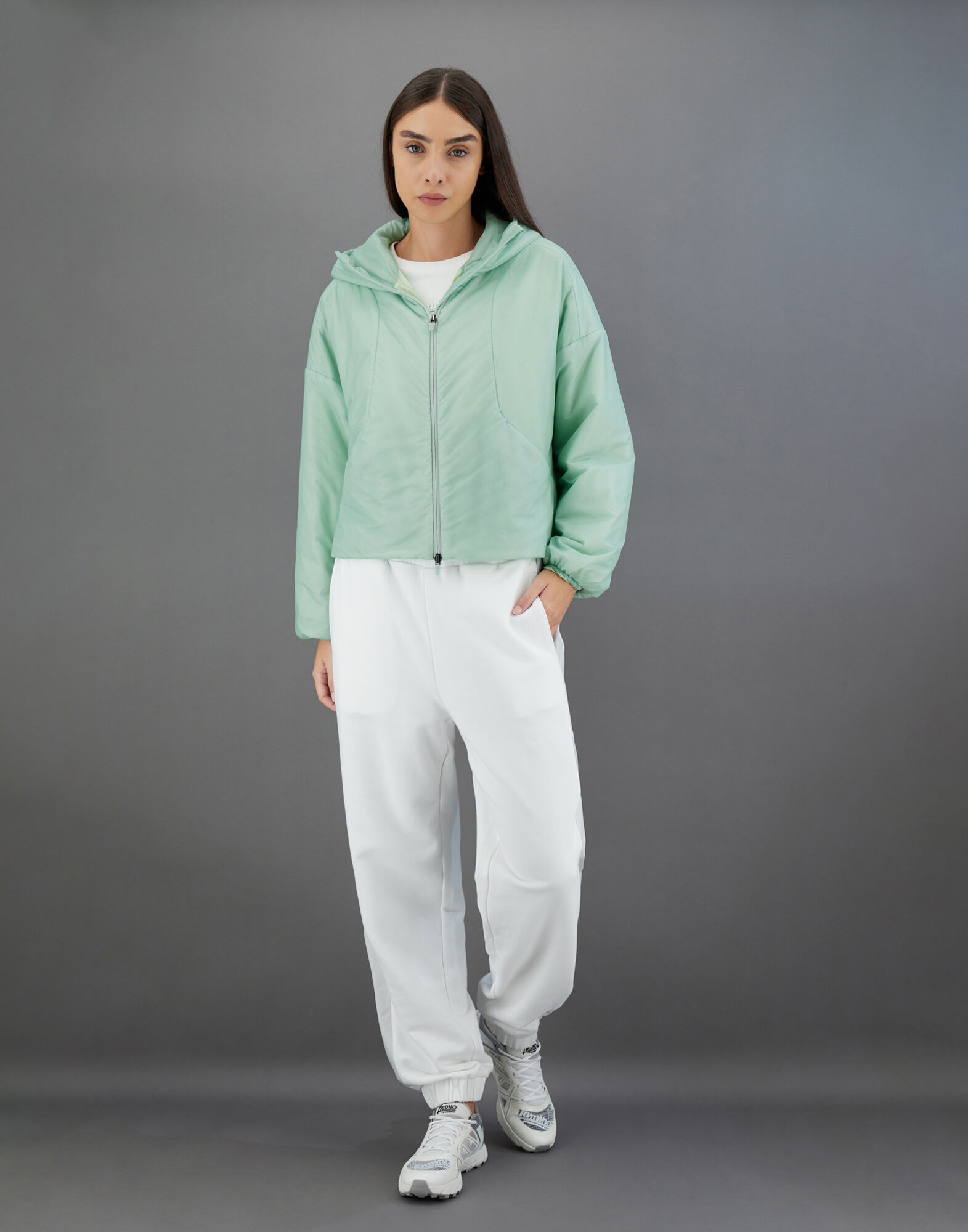 Herno green jacket sales