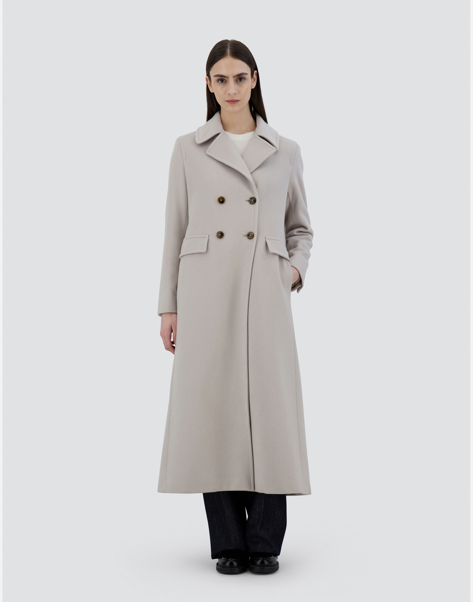Luxury wool coat on sale