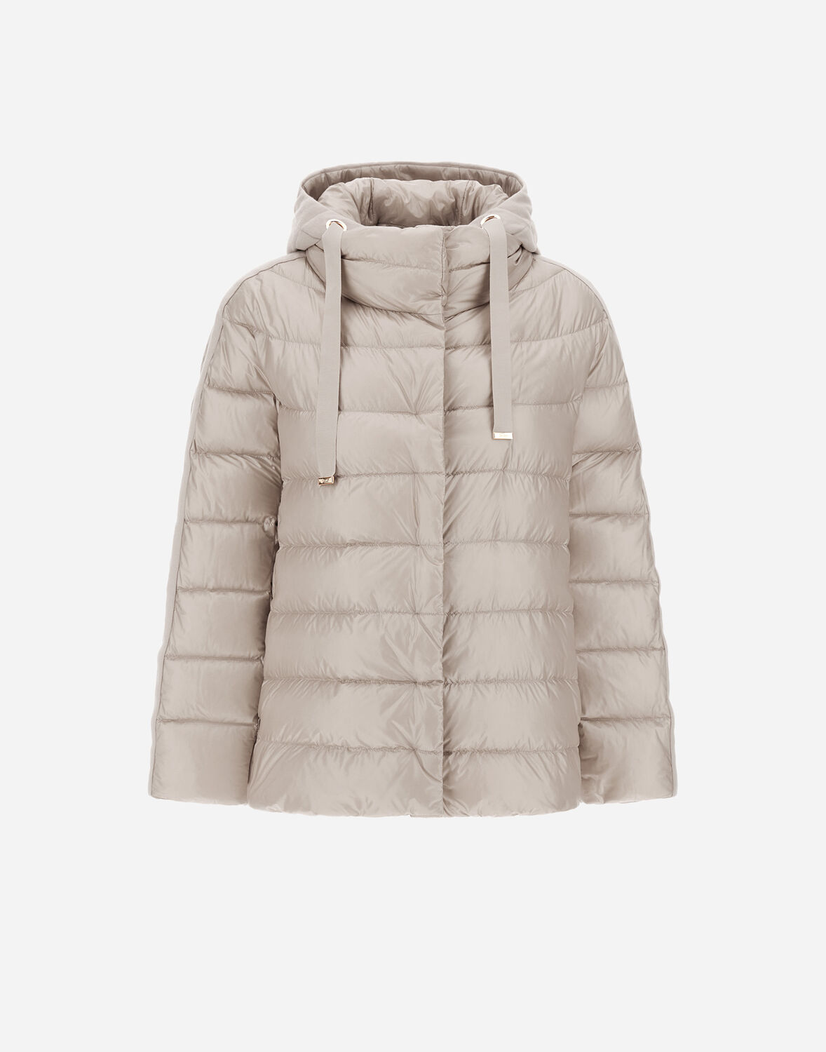 Herno Cape Aus Nylon Ultralight Und Cashmere Seta In Chantilly
