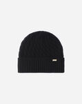 Herno BEANIE IN ETERNITY CASHMERE CABLE Black BER001DNW710339300