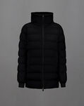 Herno LAMINAR A-SHAPE JACKET IN NEW IMPACT Black PI00359DL12590SZ9300