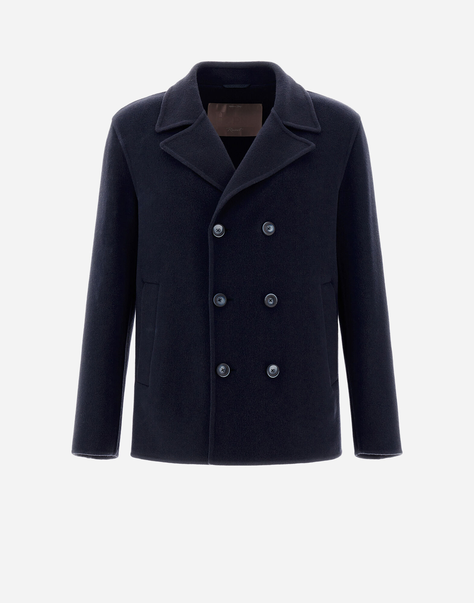 RESORT PEA COAT IN NEW MODERN DOUBLE in Navy Blue for Men Herno