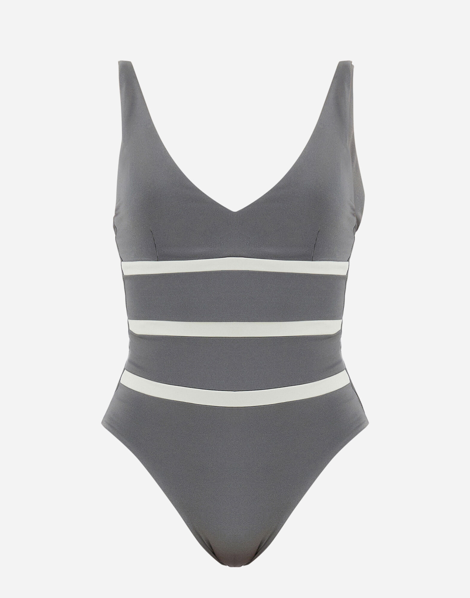 RESORT ONE PIECE SWIMSUIT IN LYCRA in Light Grey for Women Herno