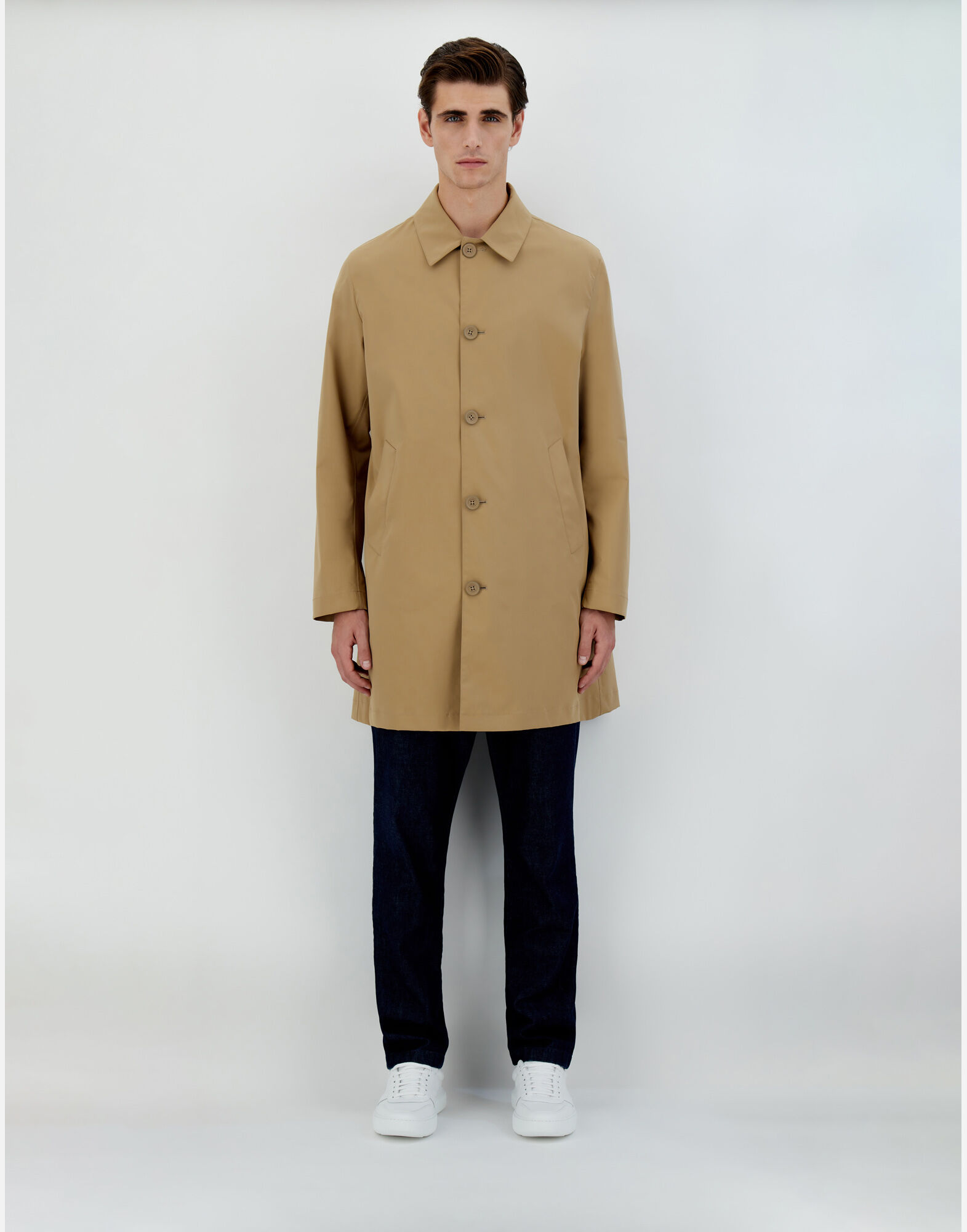 DRIZZLE RAINCOAT in Beige for Men Herno