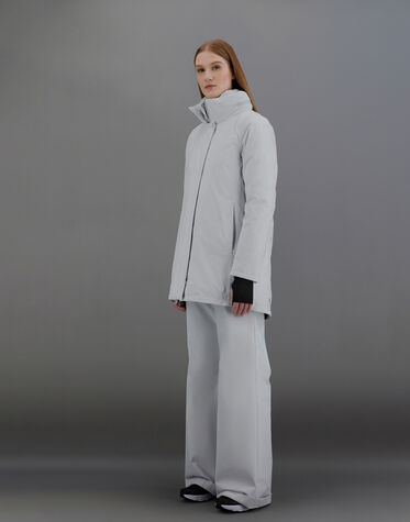 レディース ラミナー ゴアテックス 2レイヤー Aシェイプ コート アイス  