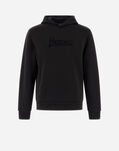 Herno HOODIE IN HEAVY COTTON SWEATER Black JG000213U520759300