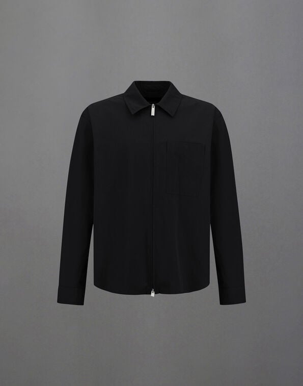 Herno LAMINAR SHACKET IN TECH-COTTON TWILL Black CM00012UL132859300