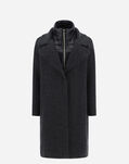 Herno MADAME OVERSIZE COAT Black/Grey GC0294D332779493