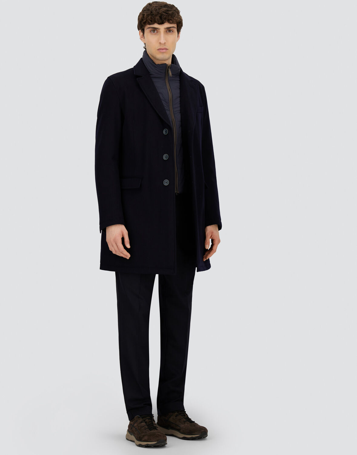 Herno Cappotto  Uomo Main  In Navy Blue