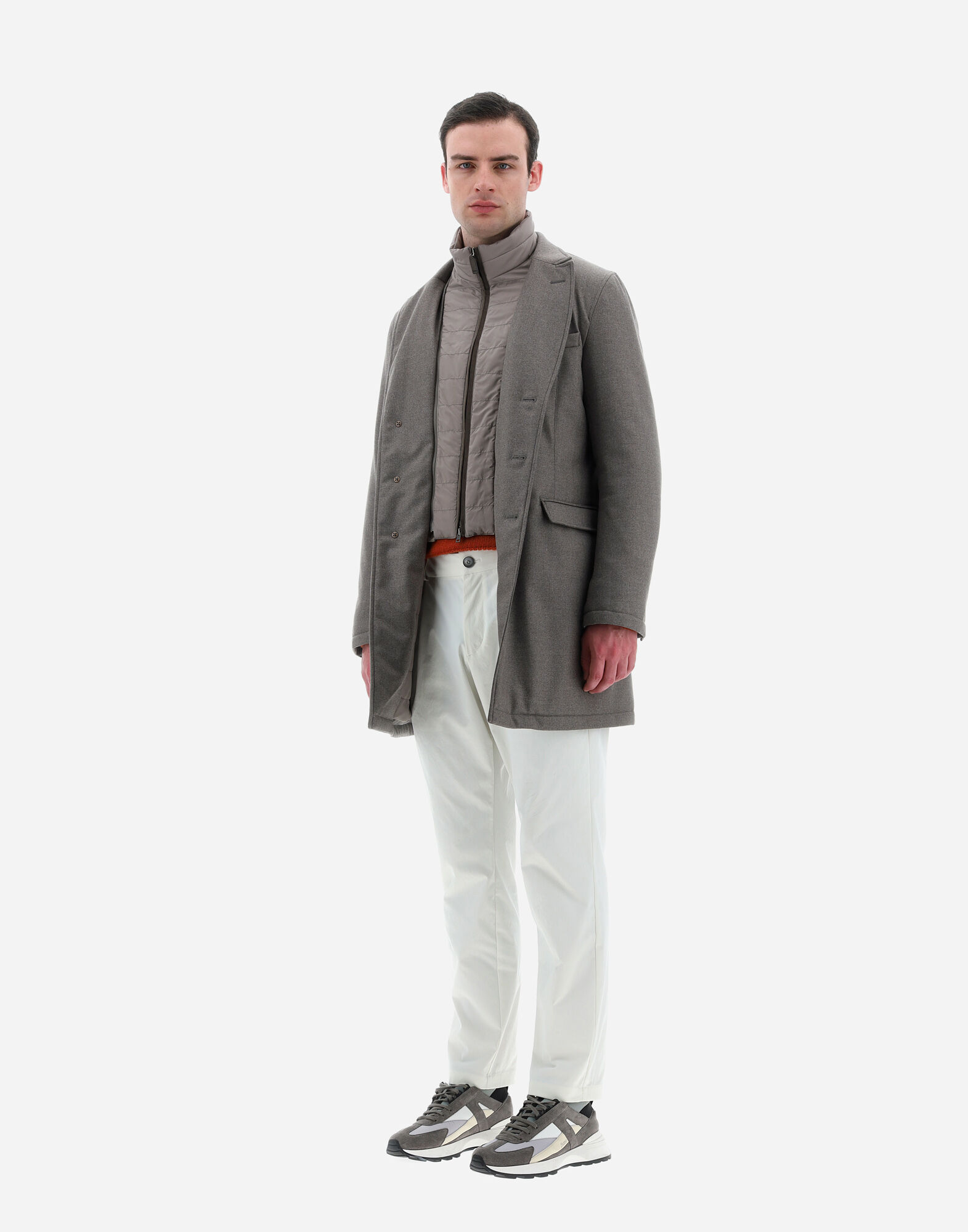 Herno shop grey coat