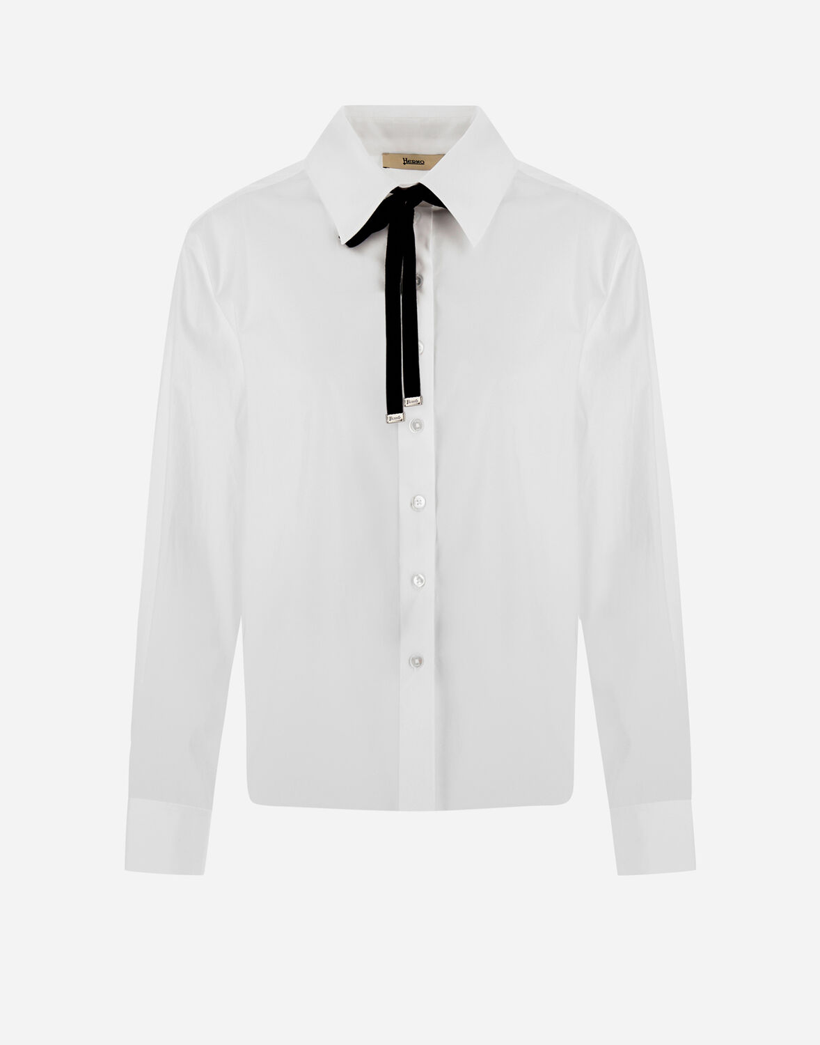 Herno コットン シャツ In White