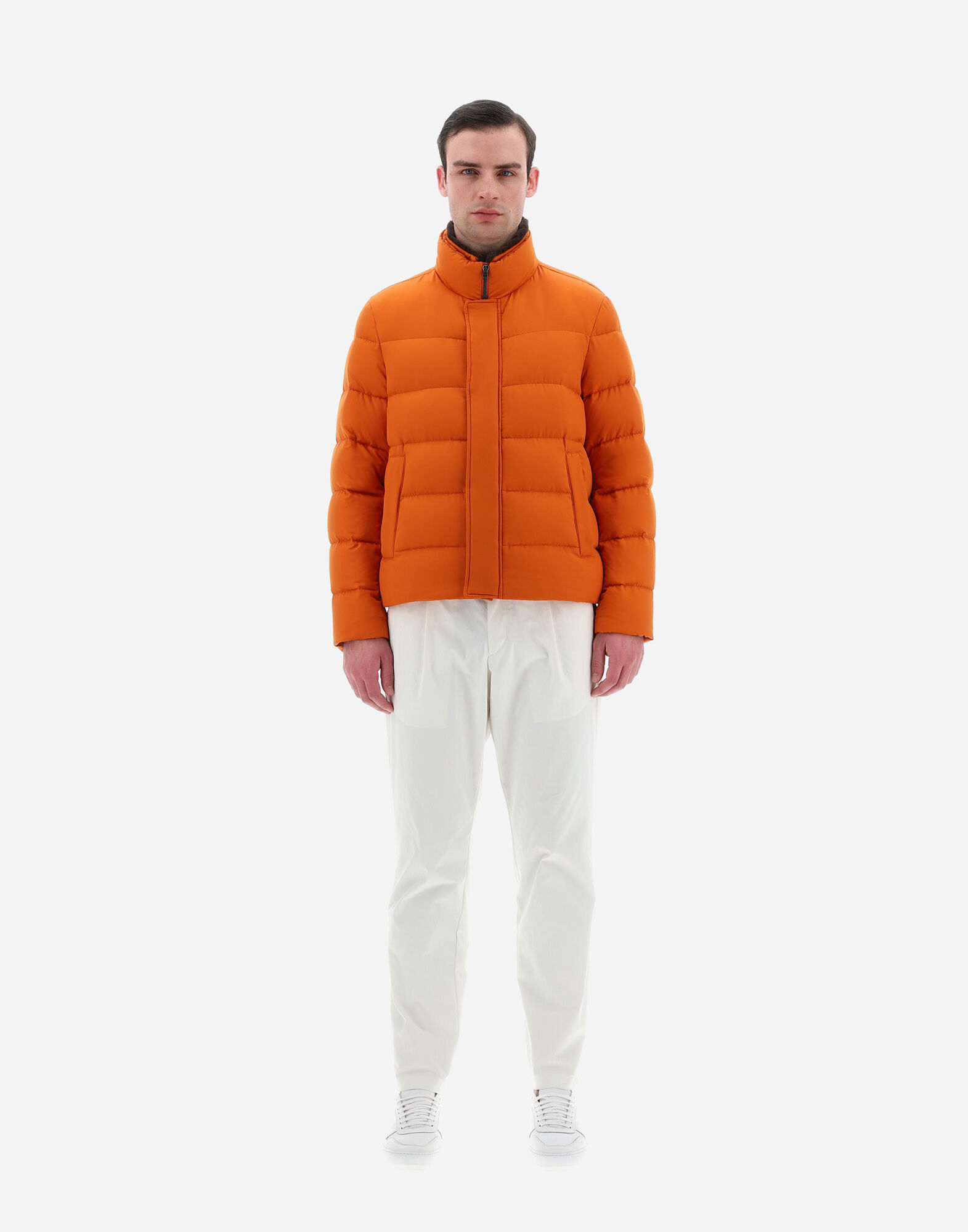 Herno orange sale jacket