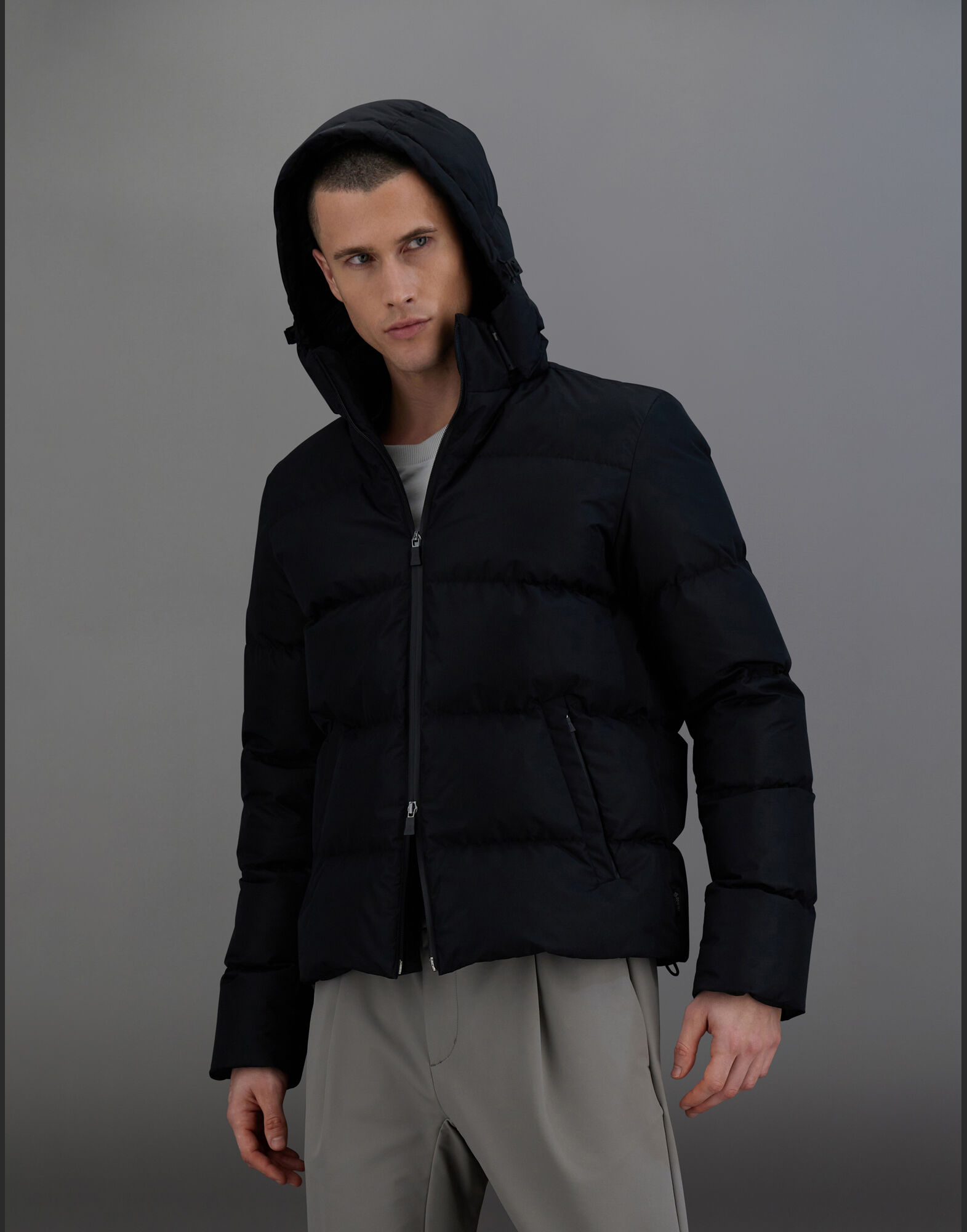 LAMINAR JACKET IN 2 LAYERS WINDSTOPPER in Black for Men Herno