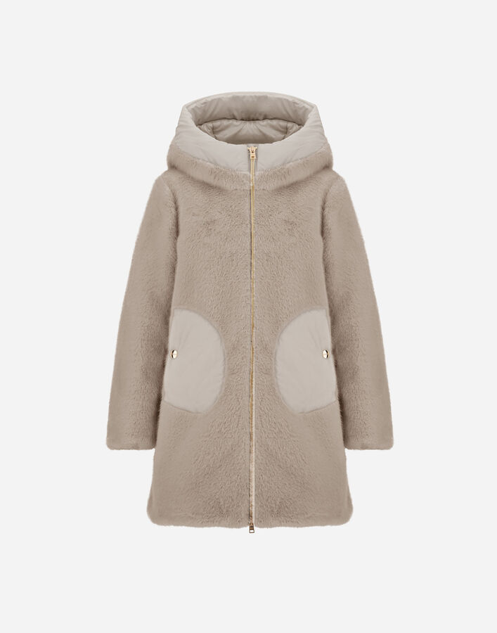 COAT IN LADY ALTERNATIVE FUR AND ECOAGE Herno Herno COAT IN LADY ALTERNATIVE FUR AND ECOAGE Chantilly GC000058G126301985