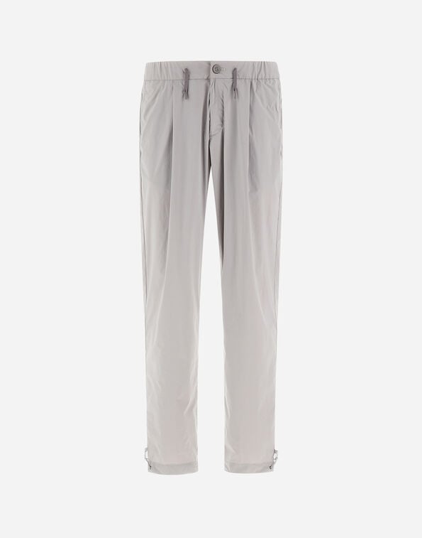 Herno RESORT TROUSERS IN LIGHT NYLON STRETCH Light Grey PT00002UR12431SZ9433