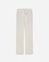 Herno RESORT TROUSERS IN COTTON FEEL WITH DRAWSTRING Natural PT00051DR125311100