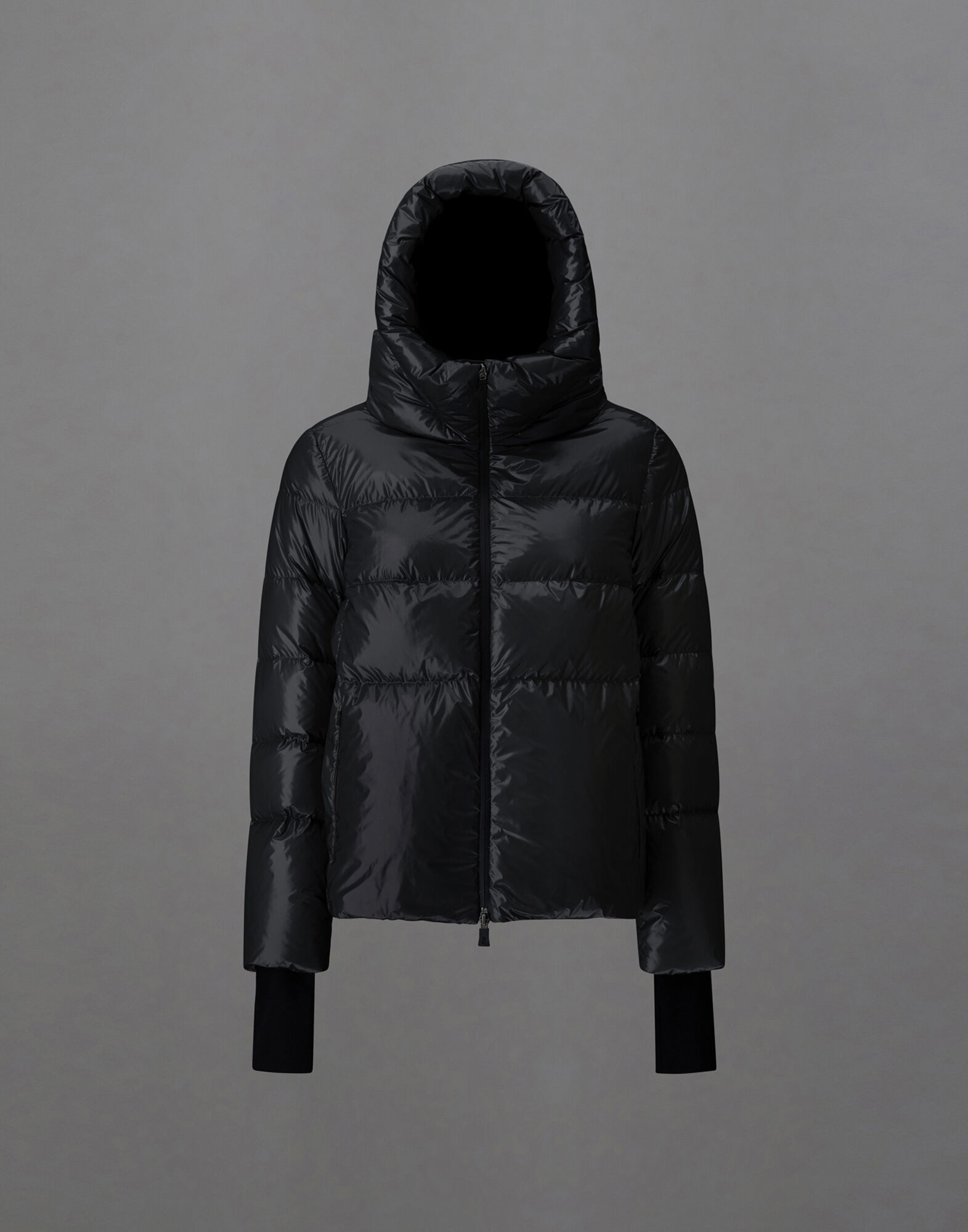 LAMINAR JACKET IN 2L GLAZED RIPSTOP in Black for Women | Herno®