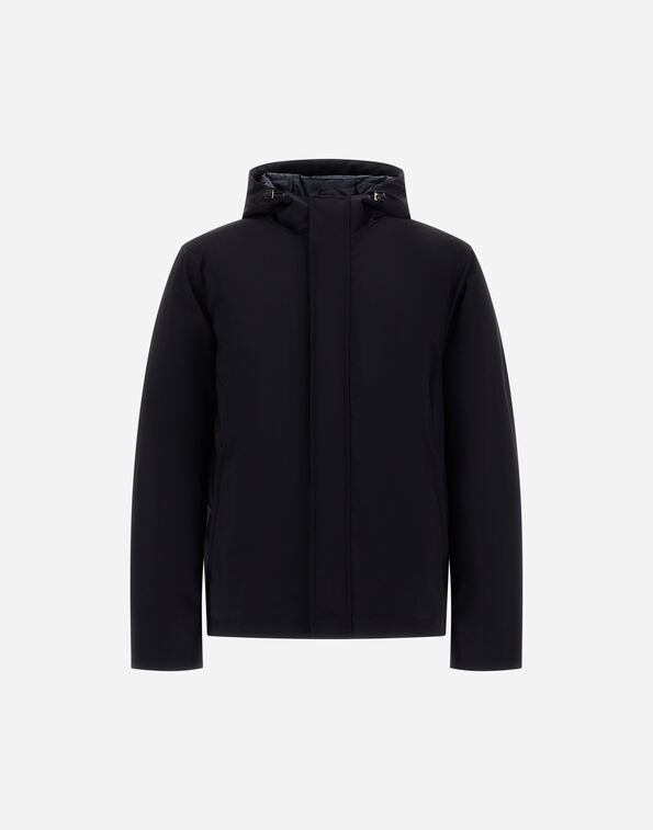 Herno STRETCH TWILL JACKET Blue PI001364U126509210