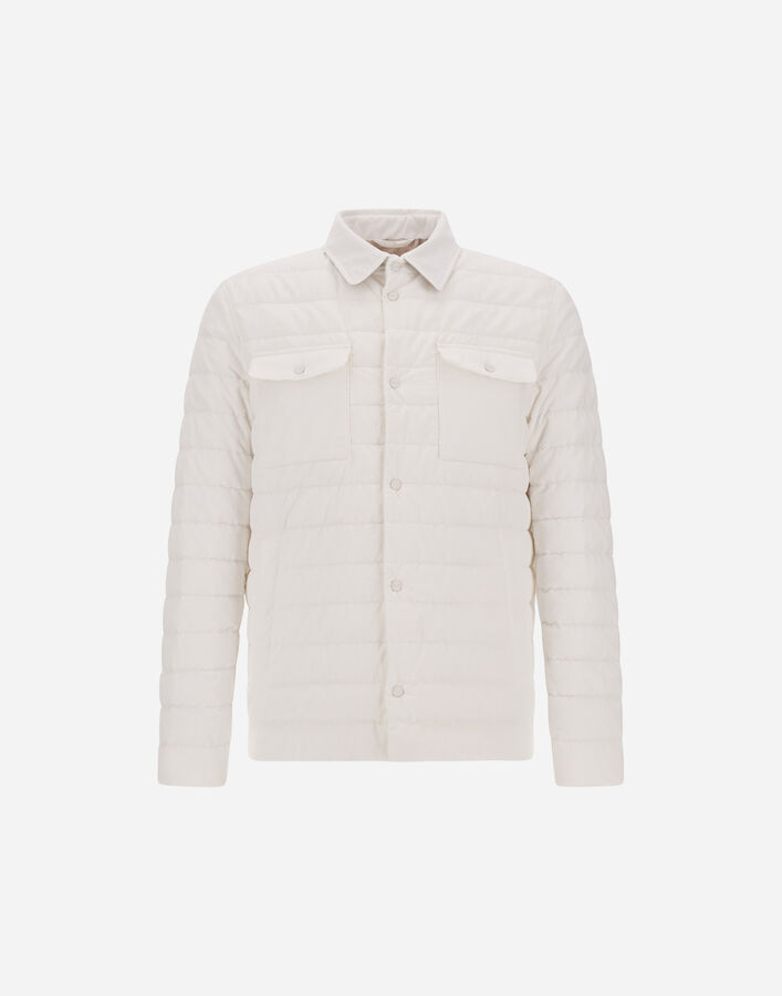 Herno RESORT SHACKET IN LIGHT CORDUROY White PI00106UR132651000